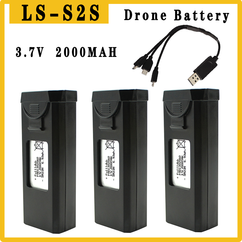 Drone Power Bank - Original S2S Drones แบตเตอรี่ 3.7V 2000mAh