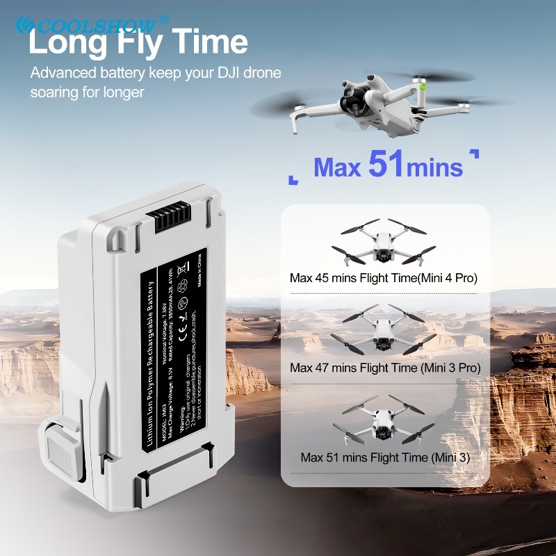 แบตเตอรี่สำหรับโดรน DJI MINI 3 - Drone Charging Hub บทวิจารณ์และราคา